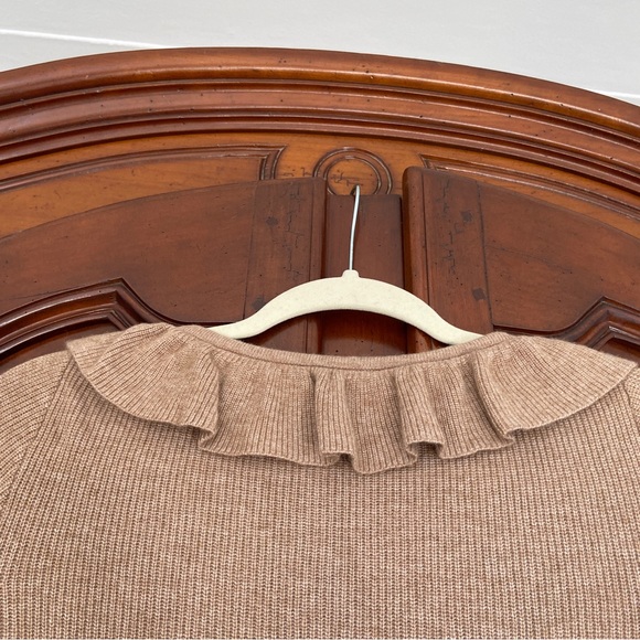 Madewell Tie-Neck Ruffle Pullover Sweater | Size Small - Picture 10 of 11